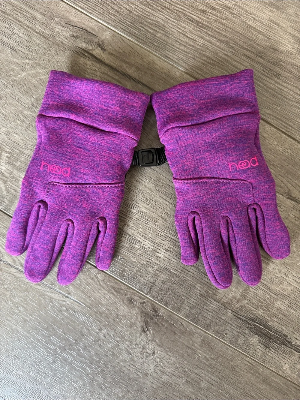 HEAD Pink Touchscreen Sensatec Winter Gloves Purple Kids - Small